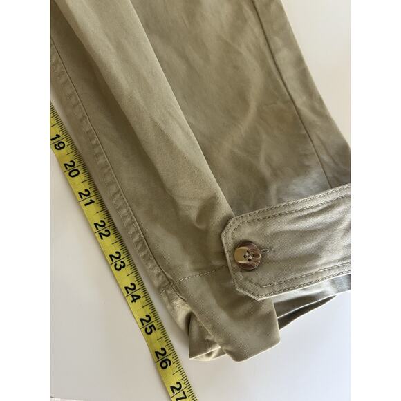 Zara Long Tan Cargo Jumpsuit Cotton Small Missing Belt 4661/337 Utility Chore - Picture 6 of 16